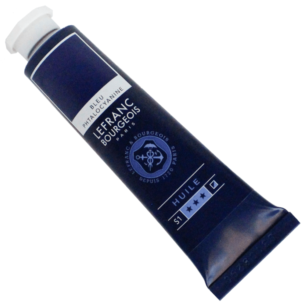 Tinta Óleo Fine Lefranc & Bourgeois 40ml 095 Phthalocyanine Blue
